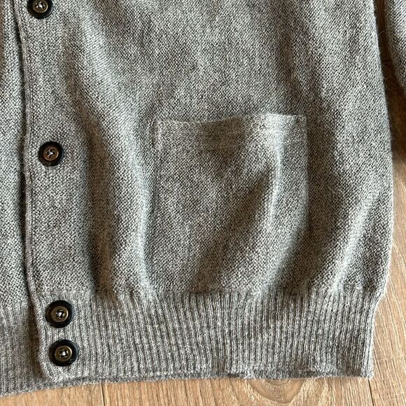 VINTAGE ALPACA GOLF 100% PURE ALPACA GRAY CARDIGAN MENS SIZE XL - Picture 2 of 7